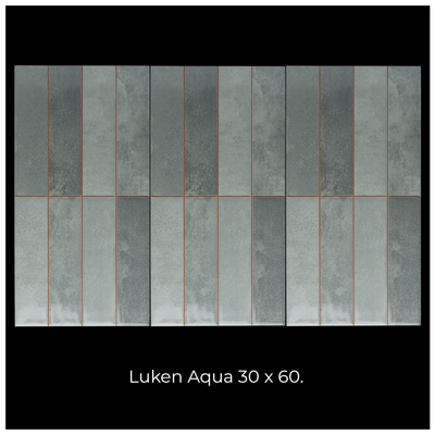 Azulejo Luken 30x60 Cerámica Euro  Aqua - Cerámica Euro -  Cerámicos