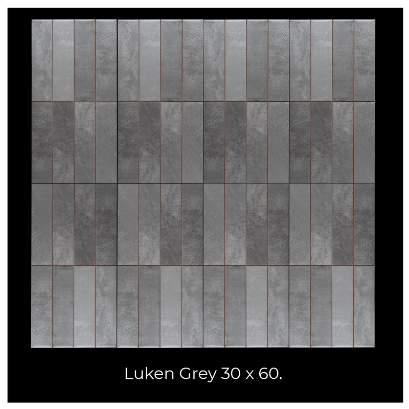 Azulejo Luken 30x60 Cerámica Euro Gray - Cerámica Euro -  Cerámicos
