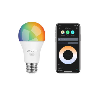 Wyze Foco Inteligente LED Color Bulb Regulable con Cambio de Color Paquete de 1 - Wyze -  Foco Inteligente