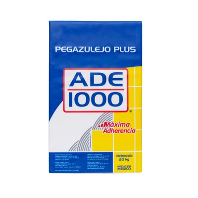 Adhesivo PegaAzulejo Blanco Plus Ade1000 20 Kg. - Ade1000 -  Adhesivo